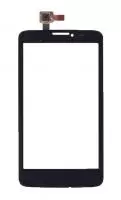 Сенсорное стекло (тачскрин) для Alcatel One Touch Scribe Easy 8000D, черный