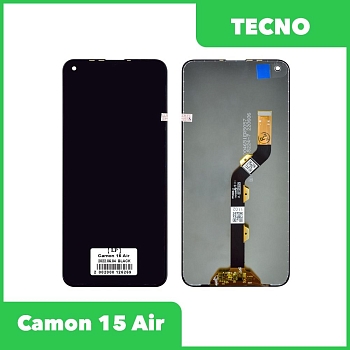 Дисплей для Tecno Camon 15 Air + тачскрин, черный